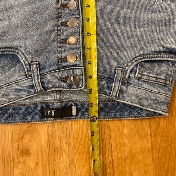 KUT From The Kloth Reese Fab Ab Ankle Straight Leg Button Fly - 2 - Picture 14 of 15